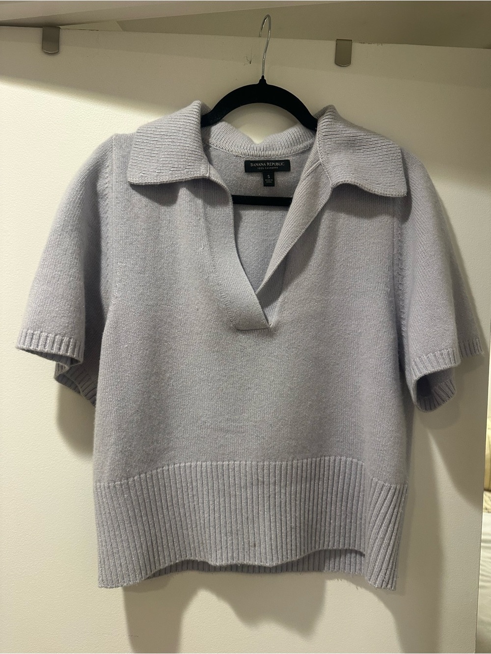 Banana Republic Short-Sleeve Polo Sweater